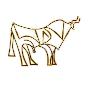 动物 牛 剪纸 镂空 金牛 牛年