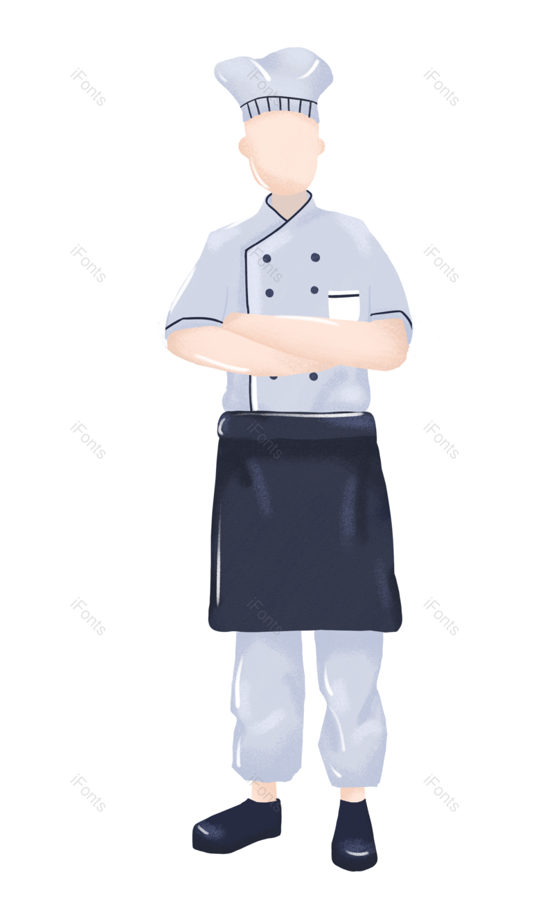 职业图片,招聘元素,厨师PNG,美味免抠素材