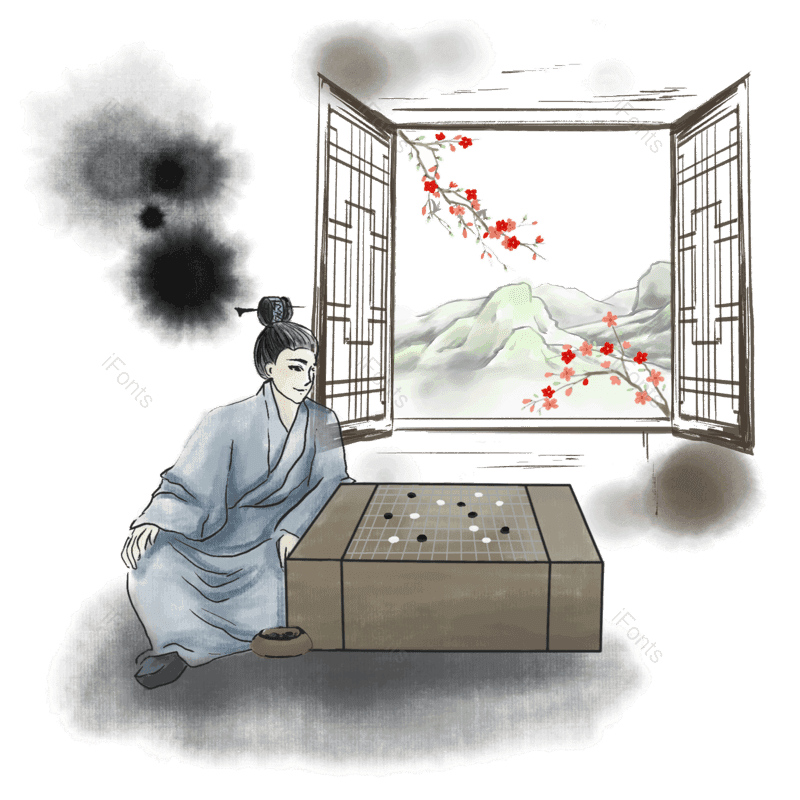 水墨图片,元素,PNG,免抠素材