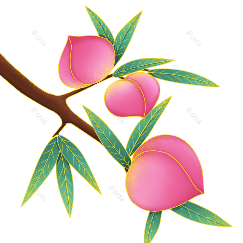 水果图片,粉红色元素,PNG,免抠素材