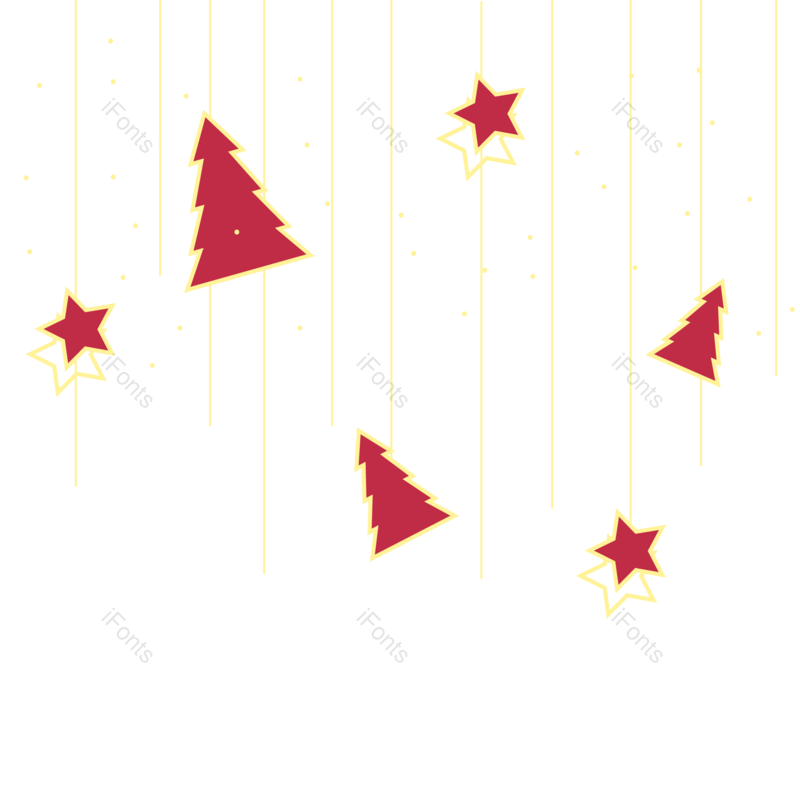 漂浮图片,星星元素,圣诞节PNG,圣诞树免抠素材