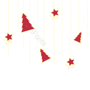 圣诞树 星星 漂浮 悬挂 圣诞节