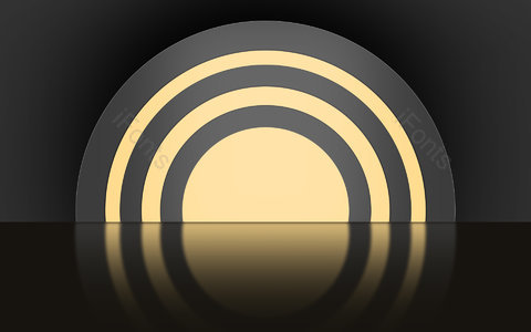 简约 大气 奢华 黑金质感 空间展示