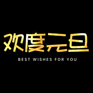欢度元旦