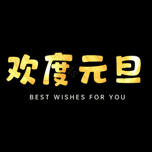 欢度元旦