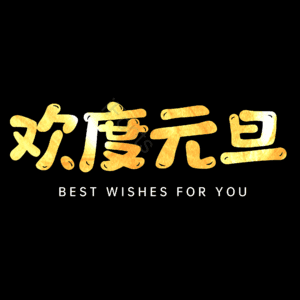 欢度元旦