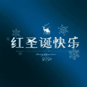 红圣诞快乐