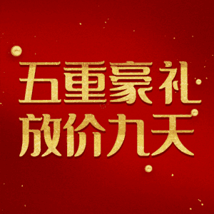 五重豪礼放价九天