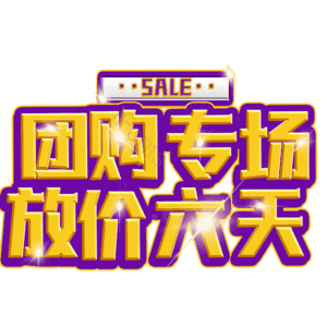 团购专场放价六天