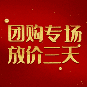 团购专场放价三天