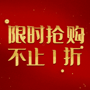 限时抢购不止1折