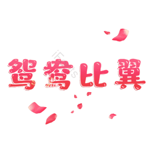 鸳鸯比翼