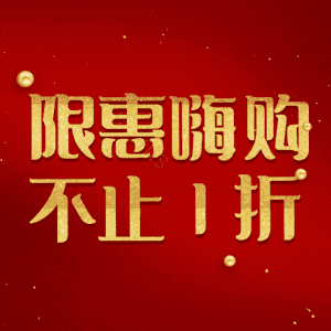 限惠嗨购不止1折