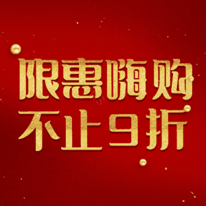 限惠嗨购不止9折