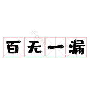 百无一漏