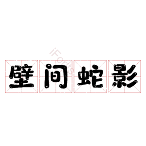 壁间蛇影