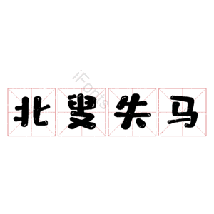北叟失马