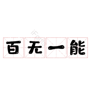 百无一能