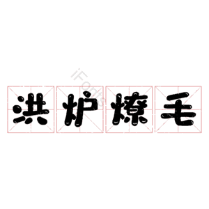 洪炉燎毛