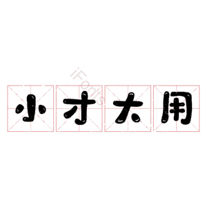 小才大用