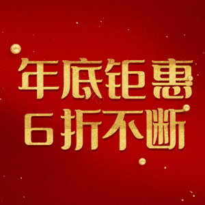 年底钜惠6折不断