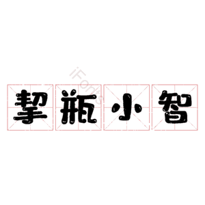 挈瓶小智