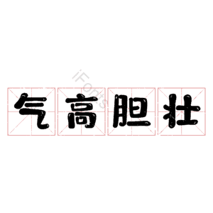 气高胆壮