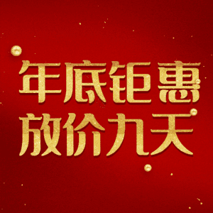 年底钜惠放价九天