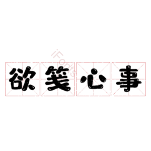 欲笺心事