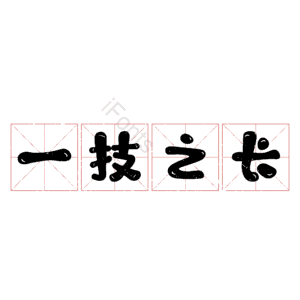 一技之长