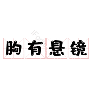 胸有悬镜