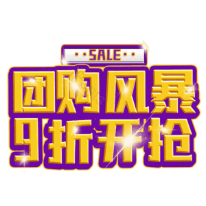 团购风暴9折开抢