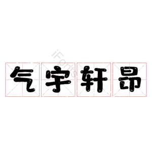 气宇轩昂