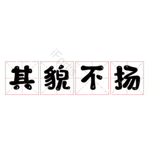 其貌不扬