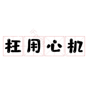 枉用心机