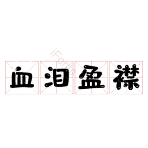 血泪盈襟