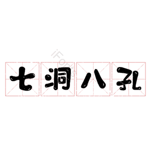 七洞八孔