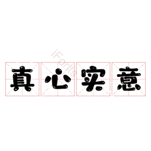 真心实意