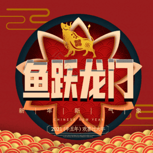 鱼跃龙门