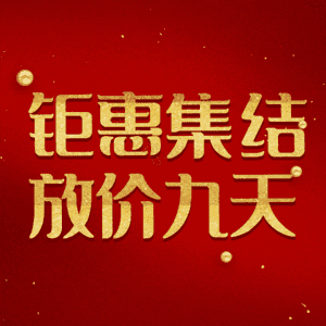 钜惠集结放价九天