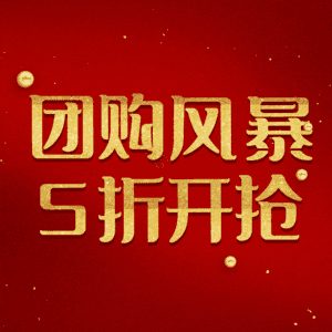团购风暴5折开抢