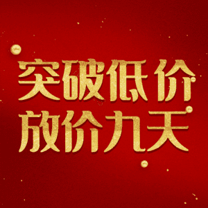 突破低价放价九天