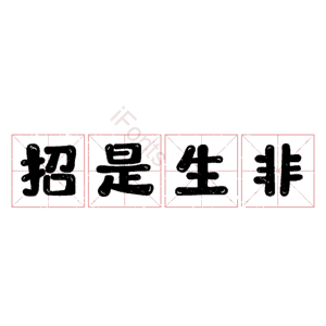 招是生非