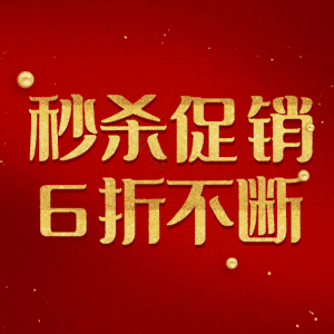 秒杀促销6折不断