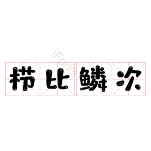 栉比鳞次