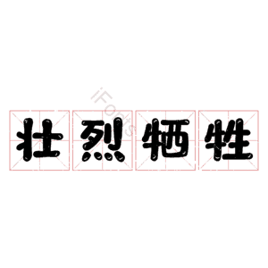 壮烈牺牲
