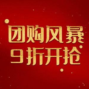 团购风暴9折开抢