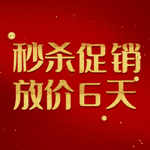 秒杀促销放价6天
