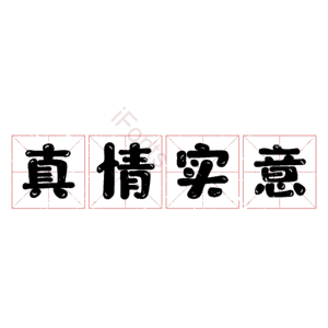 真情实意
