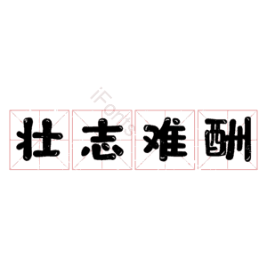 壮志难酬